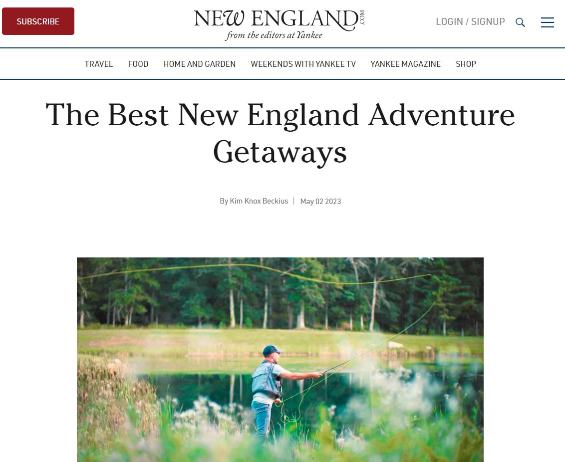 Purity Spring Resort Among Yankee Magazine’s Best New England Adventure Getaways